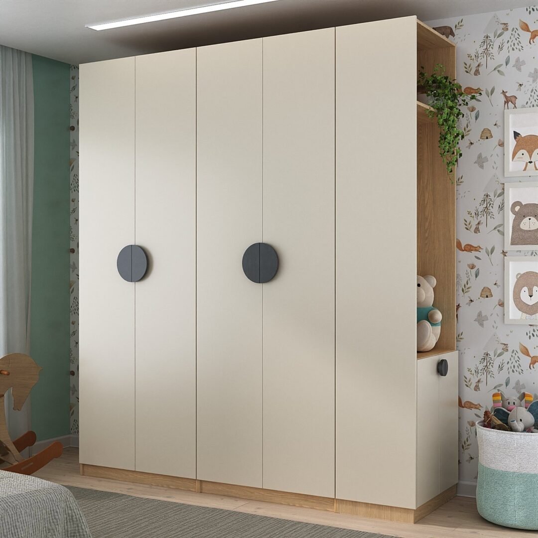 Guarda Roupa Modulado Infantil 3 Peças 2 Gavetas Joy Kids