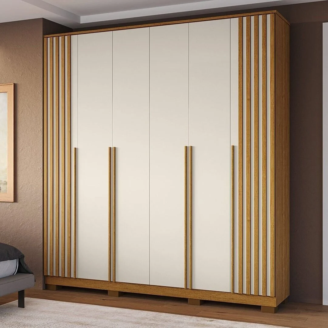 Guarda-roupa Casal 205,2cm 6 Portas 100% Mdf Petunia Espresso Móveis