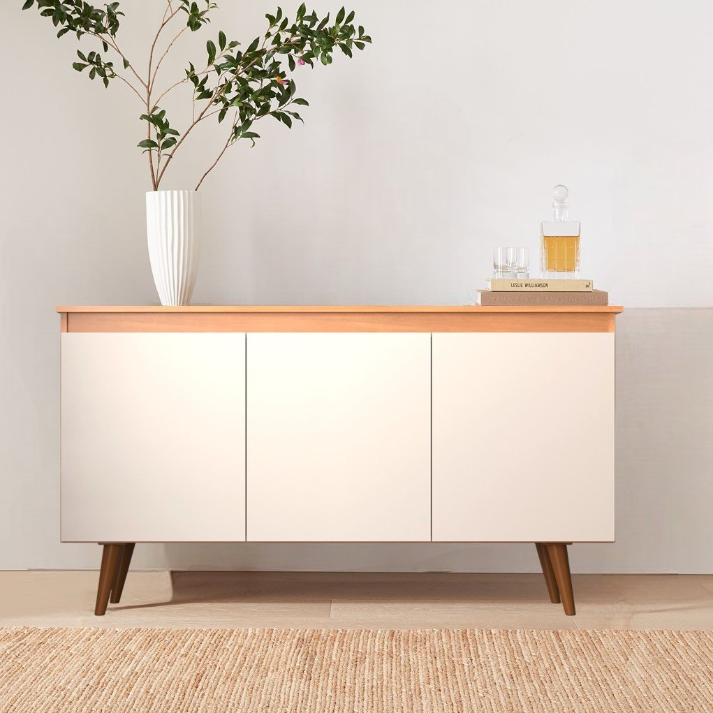 Buffet 3 Portas 136cm Retrô Elza