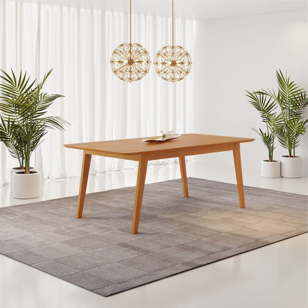 Mesa de Jantar Retangular 6 Lugares Elegance