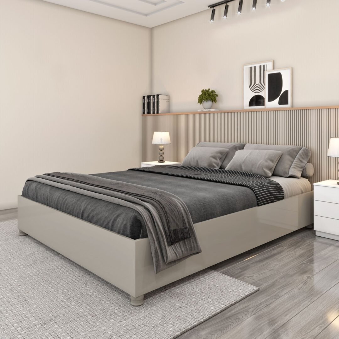Cama Queen em MDP 203cm X 164cm Mônaco
