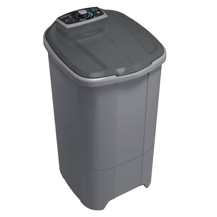 Tanquinho Lavadora de Roupas 10Kg 127v Newmaq CINZA