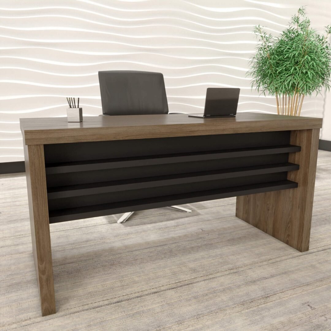 Mesa para Escritório 1,35m Tamburato Robusta e Elegante