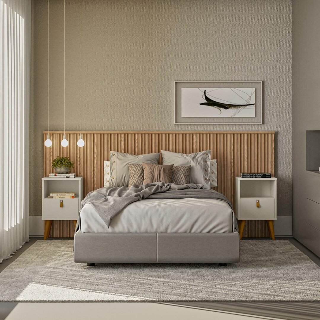 Cabeceira Casal Queen 240cm com Laranjeiras