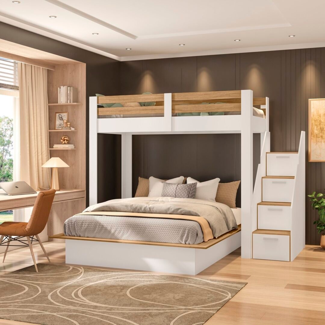 Beliche Family Adulto com Cama Casal Star Plus Casatema MadeiraOriginals