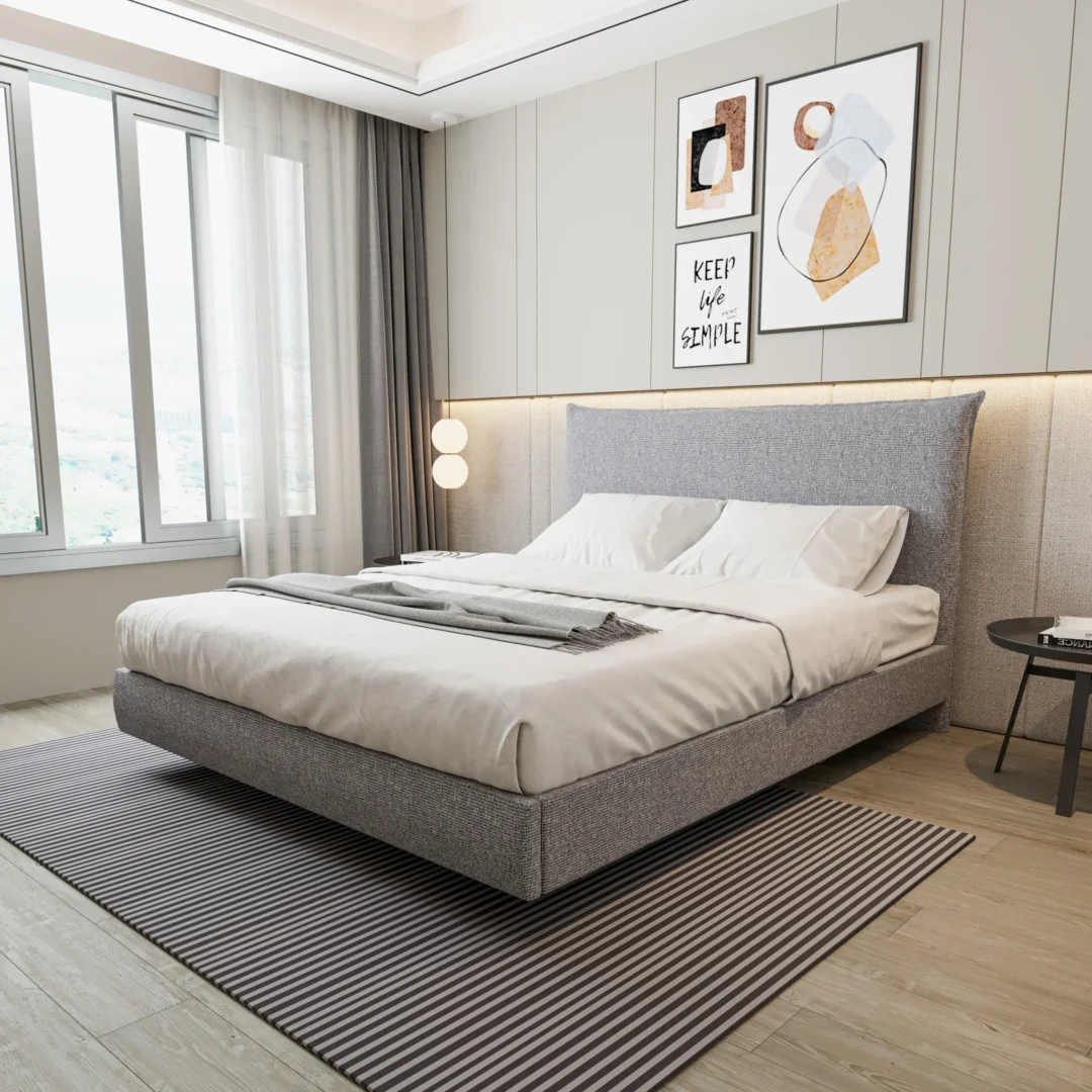 Cama Casal Boreal Flutuante MadeiraOriginals