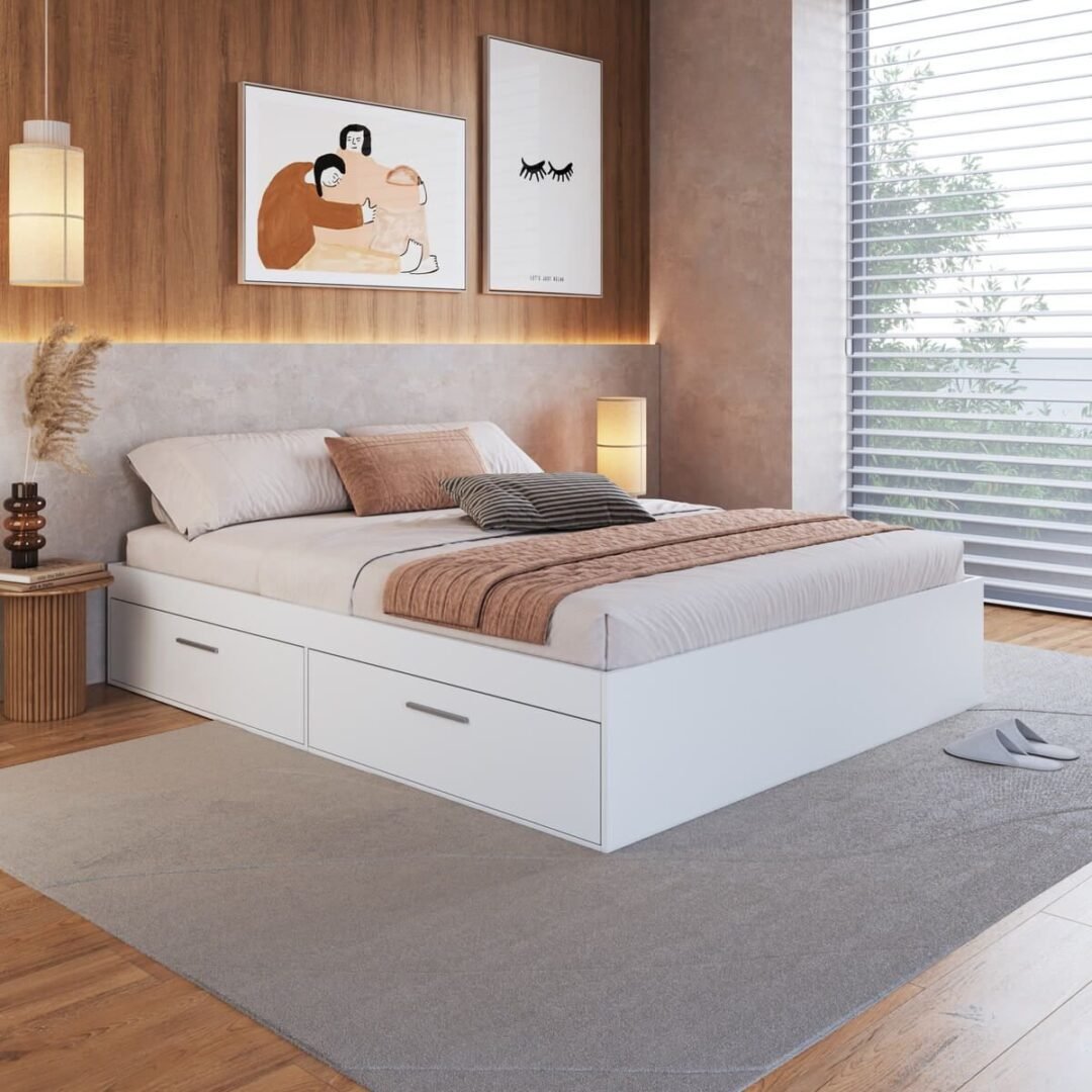 Cama Casal com 4 Portas 140 Tókio para Quarto
