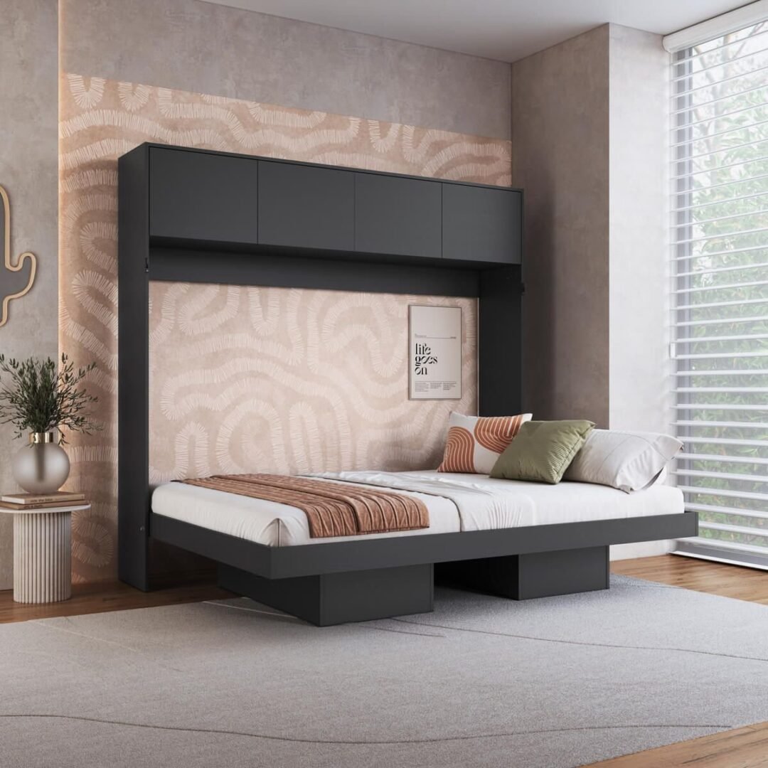 Cama Casal Articulável Horizontal com Portas 140 Hanover
