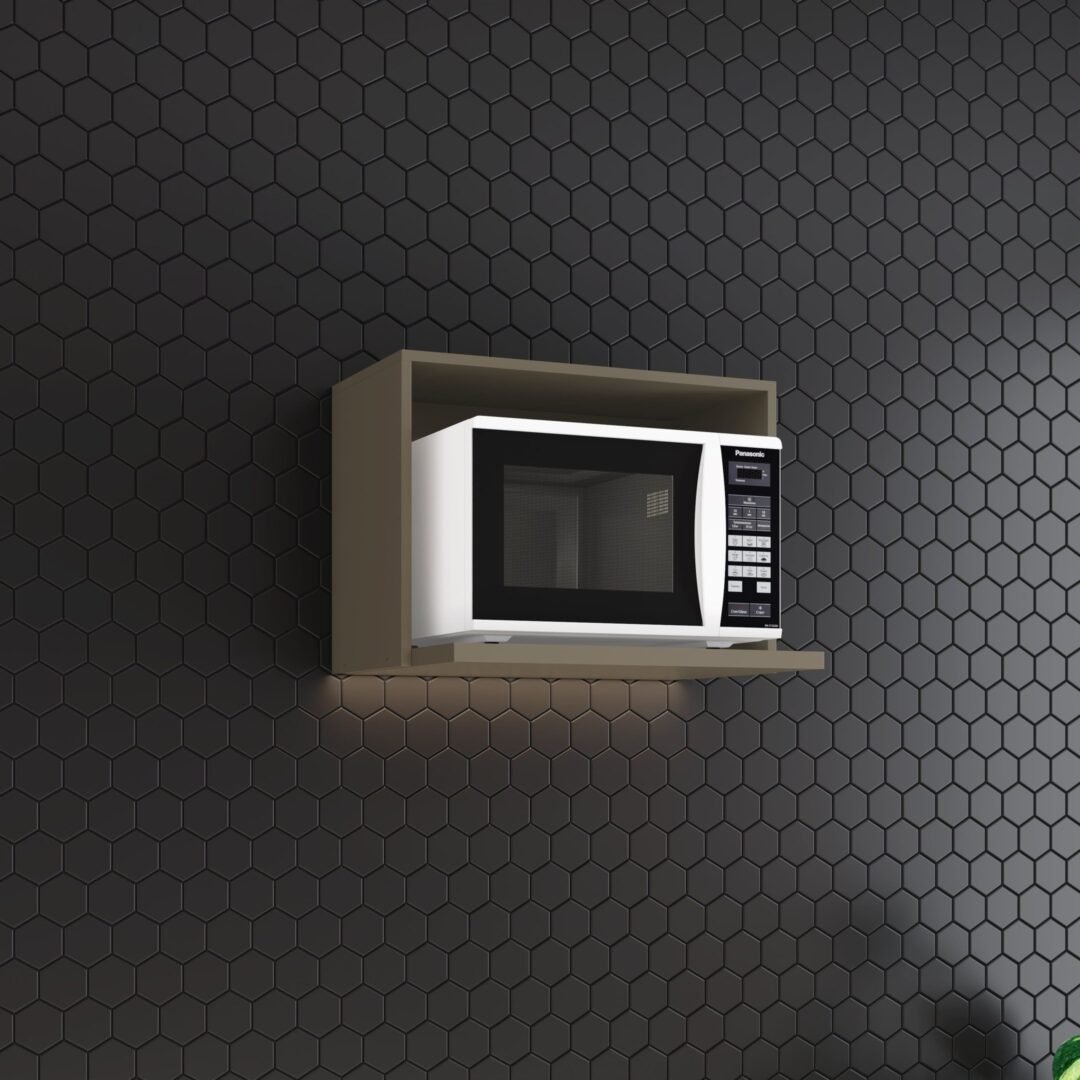 Armário Aéreo Micro-ondas 60cm 100% MDF Aurora